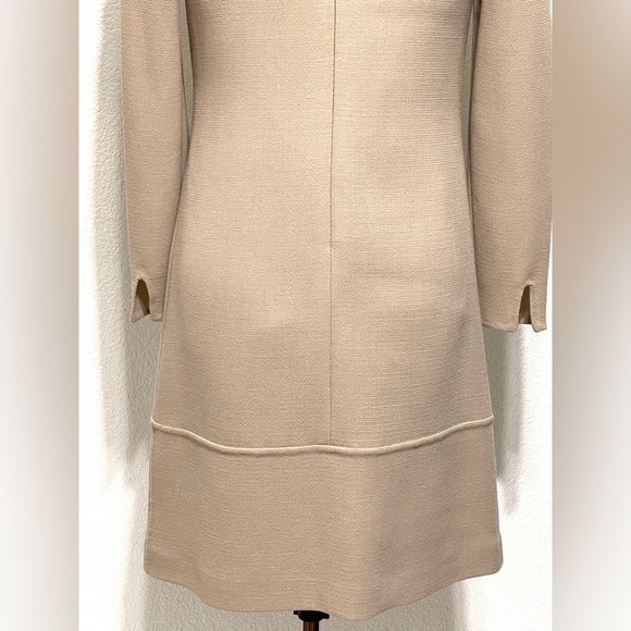 Olivine Gabbro Woman Long Sleeve Neutral Evening Dress Size 8 - Picture 5 of 16